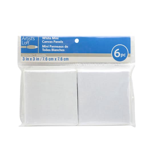 Find Necessities 3 X 3 Mini Canvas Panels 6ct By Artist S Loft